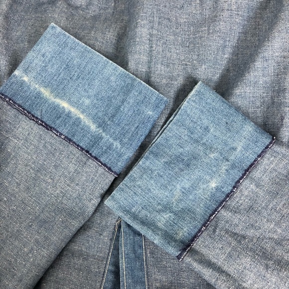 Vintage 70’s chambray Wrangler cuff sleeve shirt - Picture 7 of 8